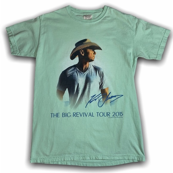 KENNY CHESNEY 2015 Big Revival Tour Tee T-Shirt Small - Picture 3 of 5